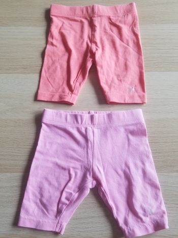 Lot 2 short  fille 3 mois