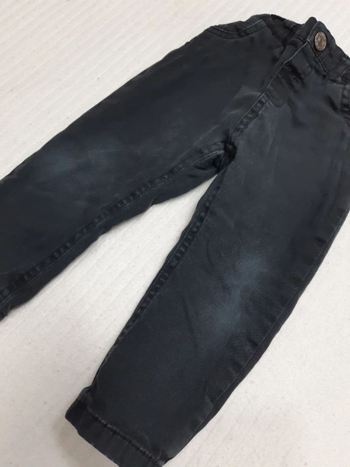 Pantalon jean noir 86 cm - photo numéro 2