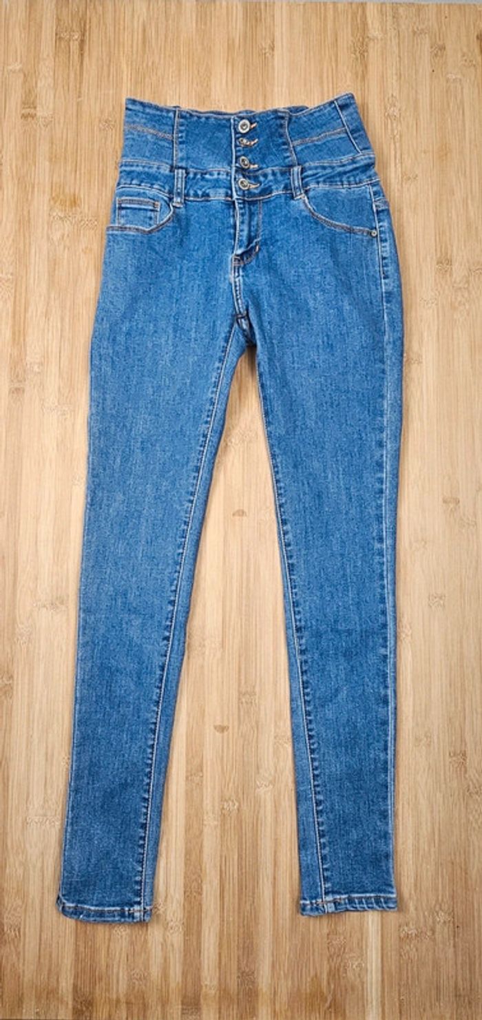 Pantalon taille haute Mila premium T:38 - photo numéro 3