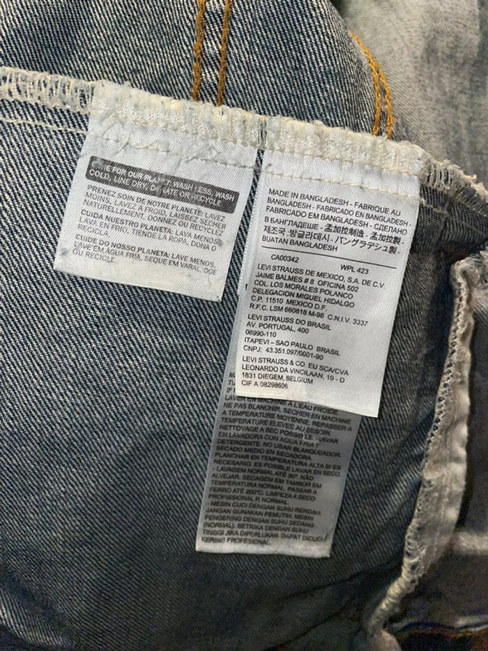 Veste en jean#levi’s#taille XL - photo numéro 4