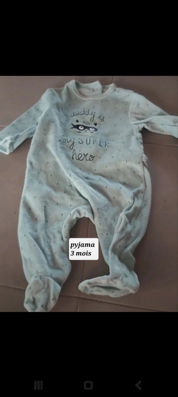 Pyjama 3 mois kiabi