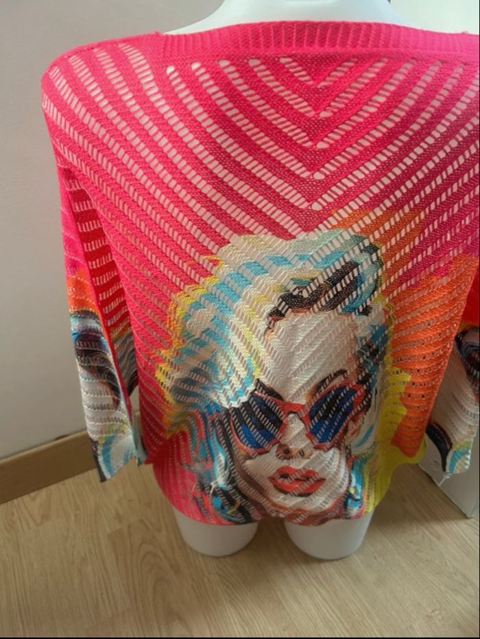 Pull maille ajouré - photo numéro 3