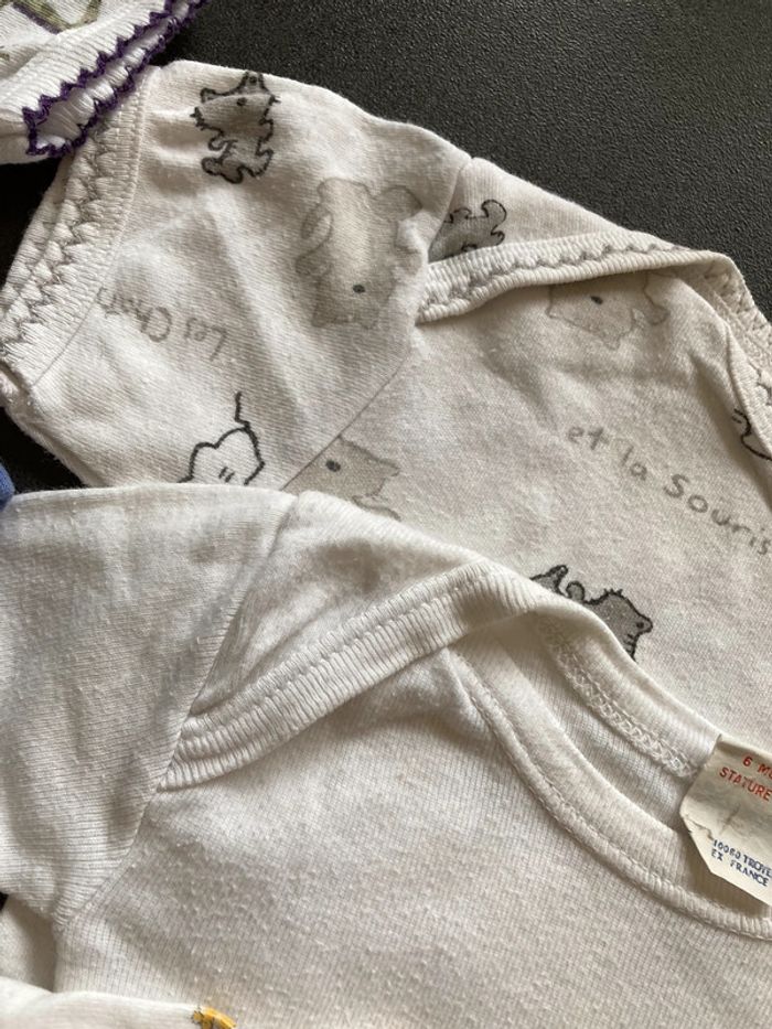 Lot ensemble body bodys bodies 6 mois bébé fille - photo numéro 10