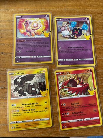 Lot carte Pokemon célébration 25 ans