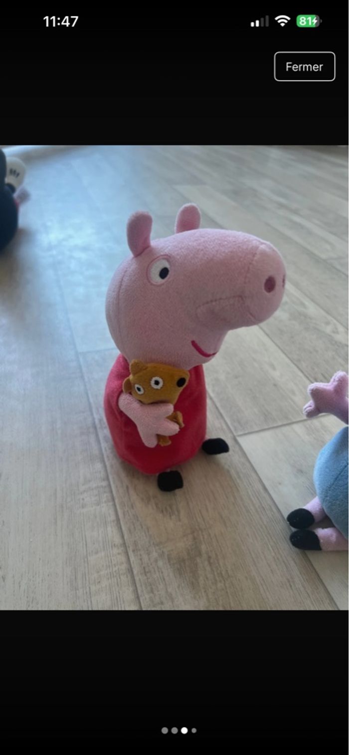 peluche peepa et georges pig - photo numéro 3