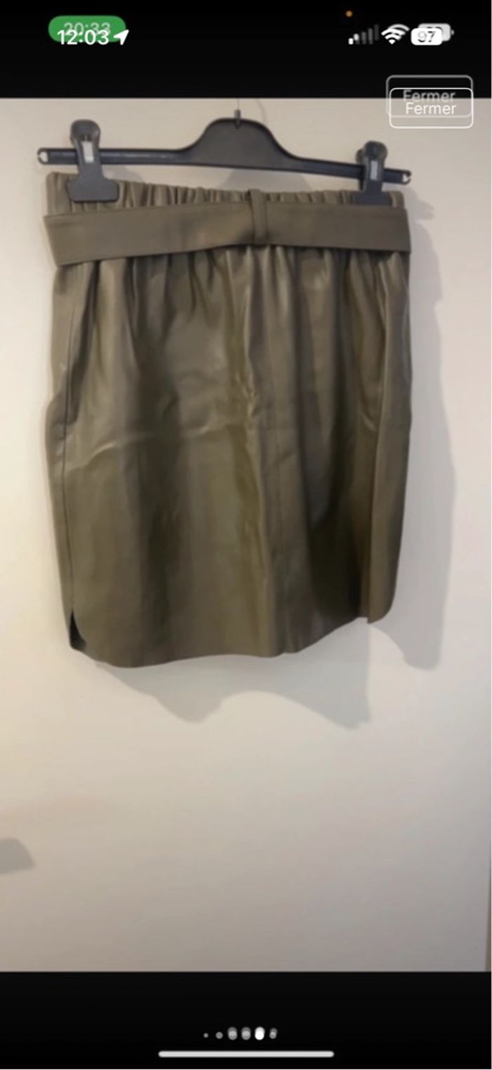 Jupe simili Kaki Kiabi - photo numéro 6