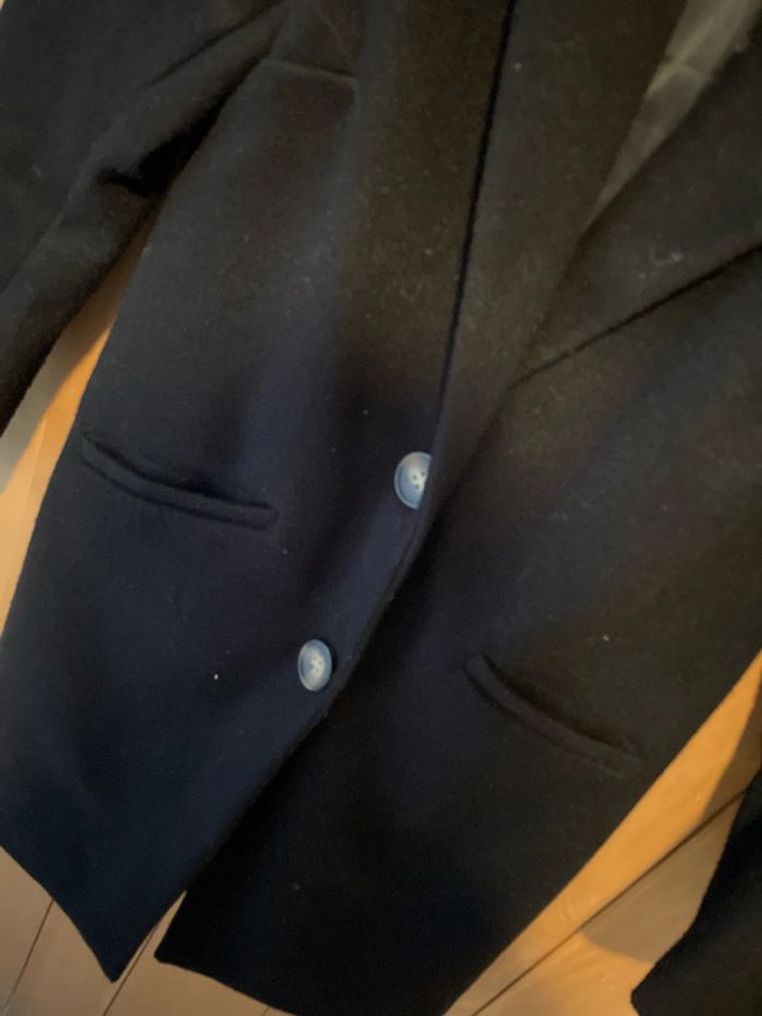 Manteau long noir taille S - photo numéro 2