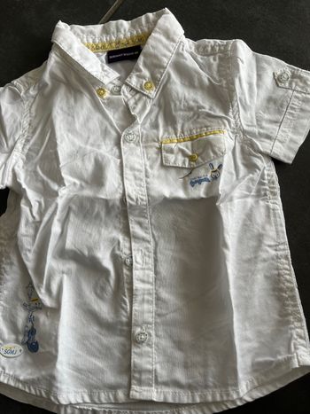 Chemise manche courte 12 mois