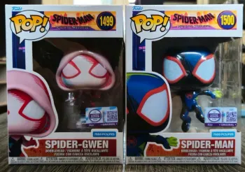 Lot Funko Pop! Marvel Elite – Spider-Gwen (#1499) & Spider-Man (#1500)