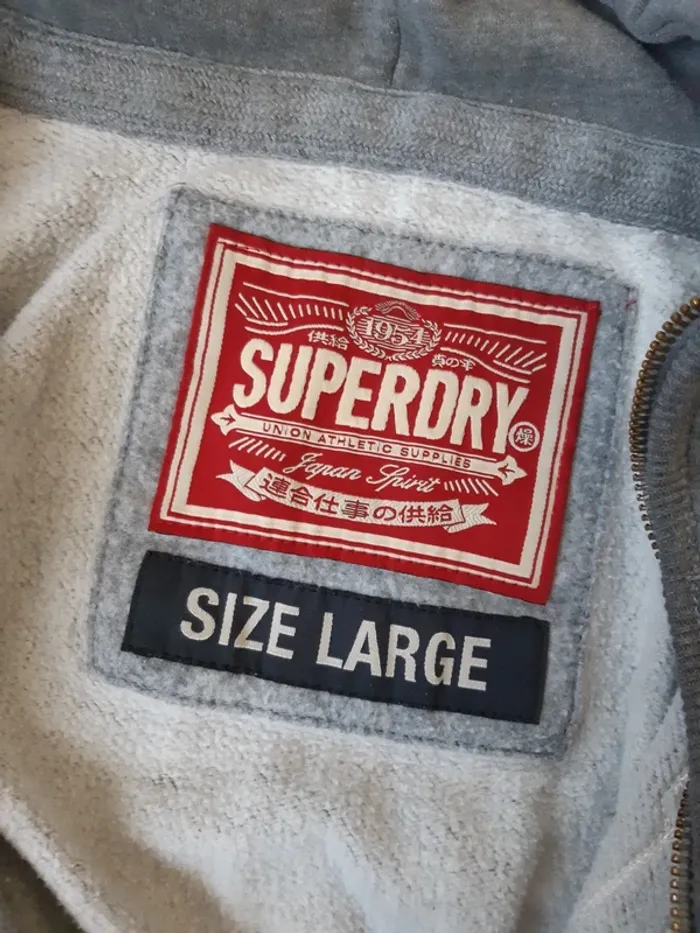 Gilet zippé à capuche Superdry T40 - photo numéro 9