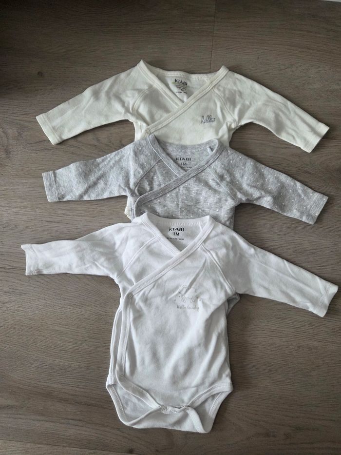 Lot de 3 bodies à manches longues Kiabi