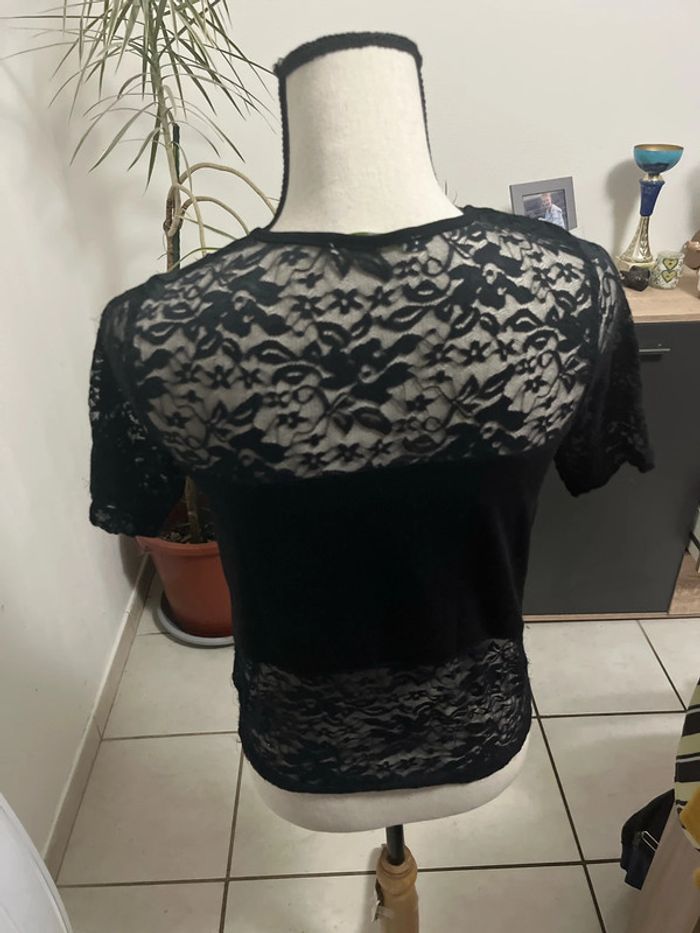 Blouse à dentelle gemo - photo numéro 2