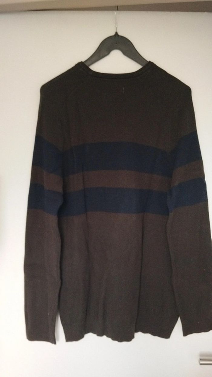 Pull homme jules taille xl vert et bleu marine - photo numéro 5