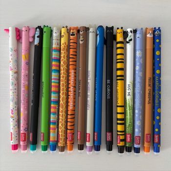 Stylo animaux Legami lot de 16 stylos 