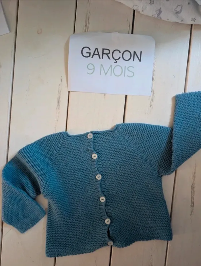 Veste bébé garçon 9 mois