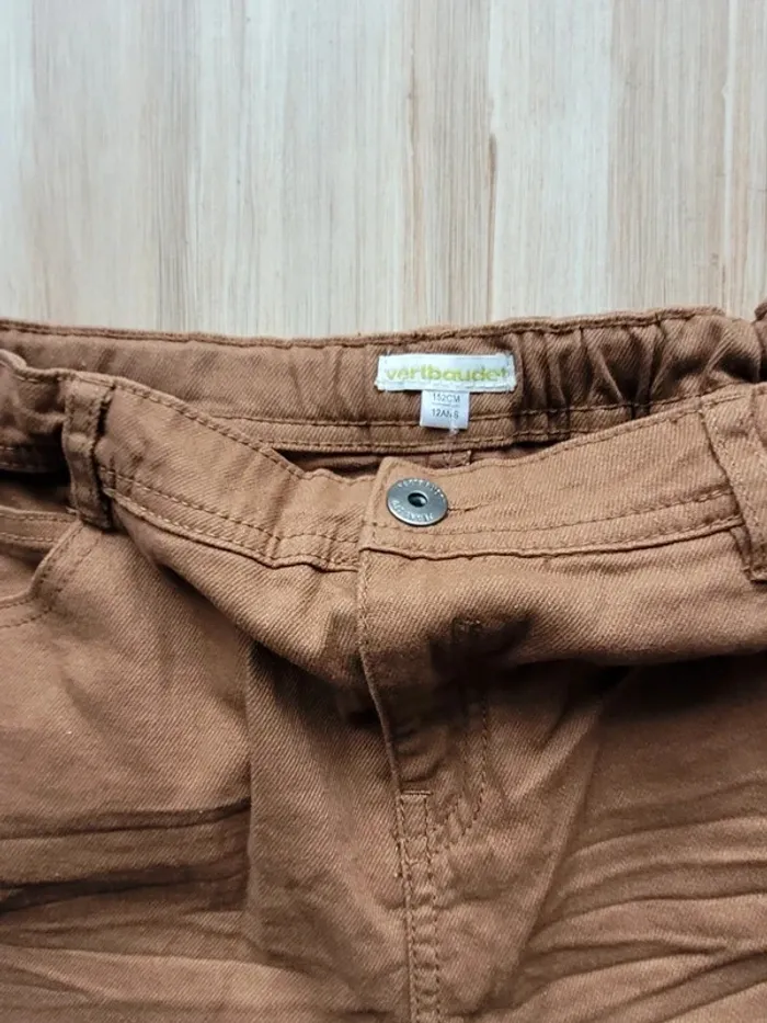 Pantalon garçon taille 12 ans, marque Vertbaudet.