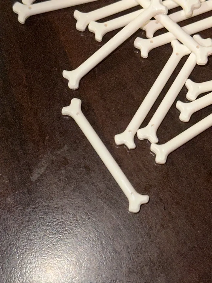 20 os Long accessoires Lego, Bone, Long réf 92691 White - photo numéro 3