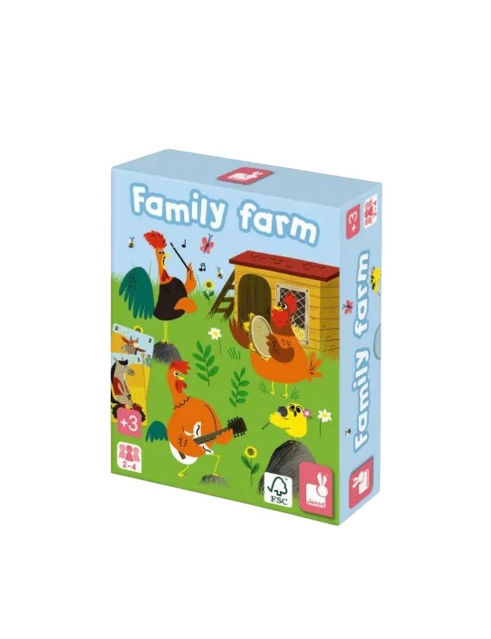 Jeu de 7 familles des 3 ans Janod