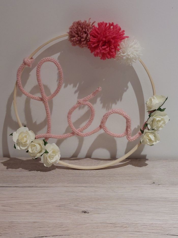 Prénom, mot, objet ... en tricotin