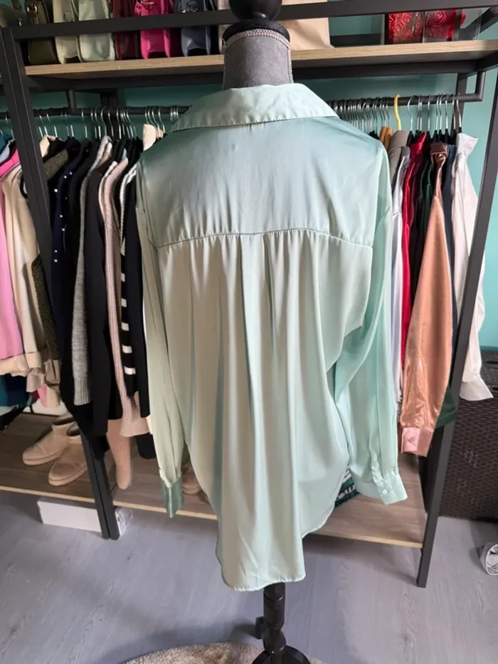 chemise satin shein - photo numéro 3