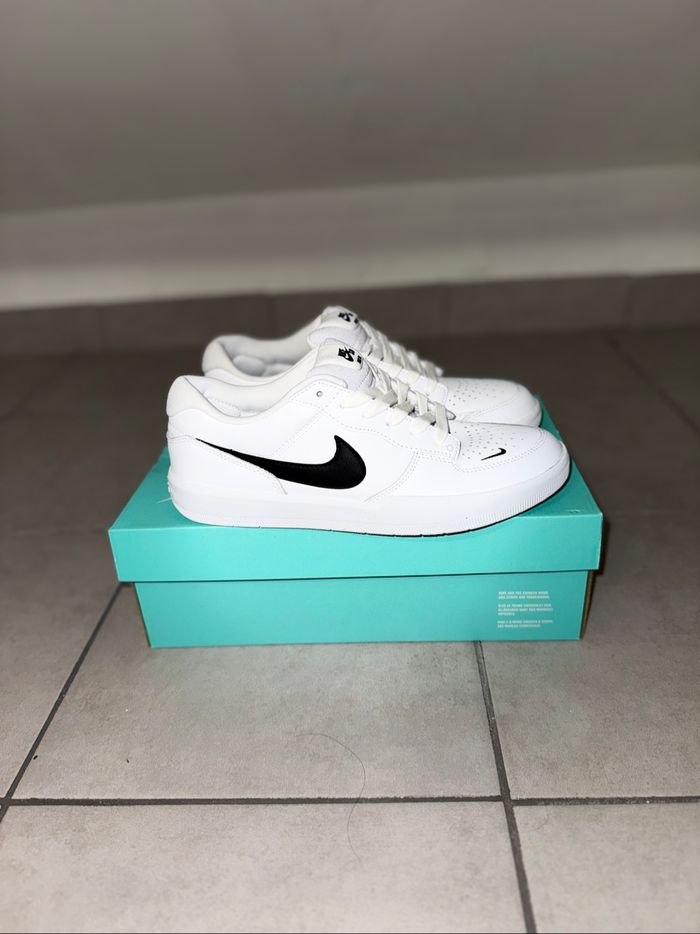 Nike SB Force 58 PRM white clean look, Premium Feel - photo numéro 2