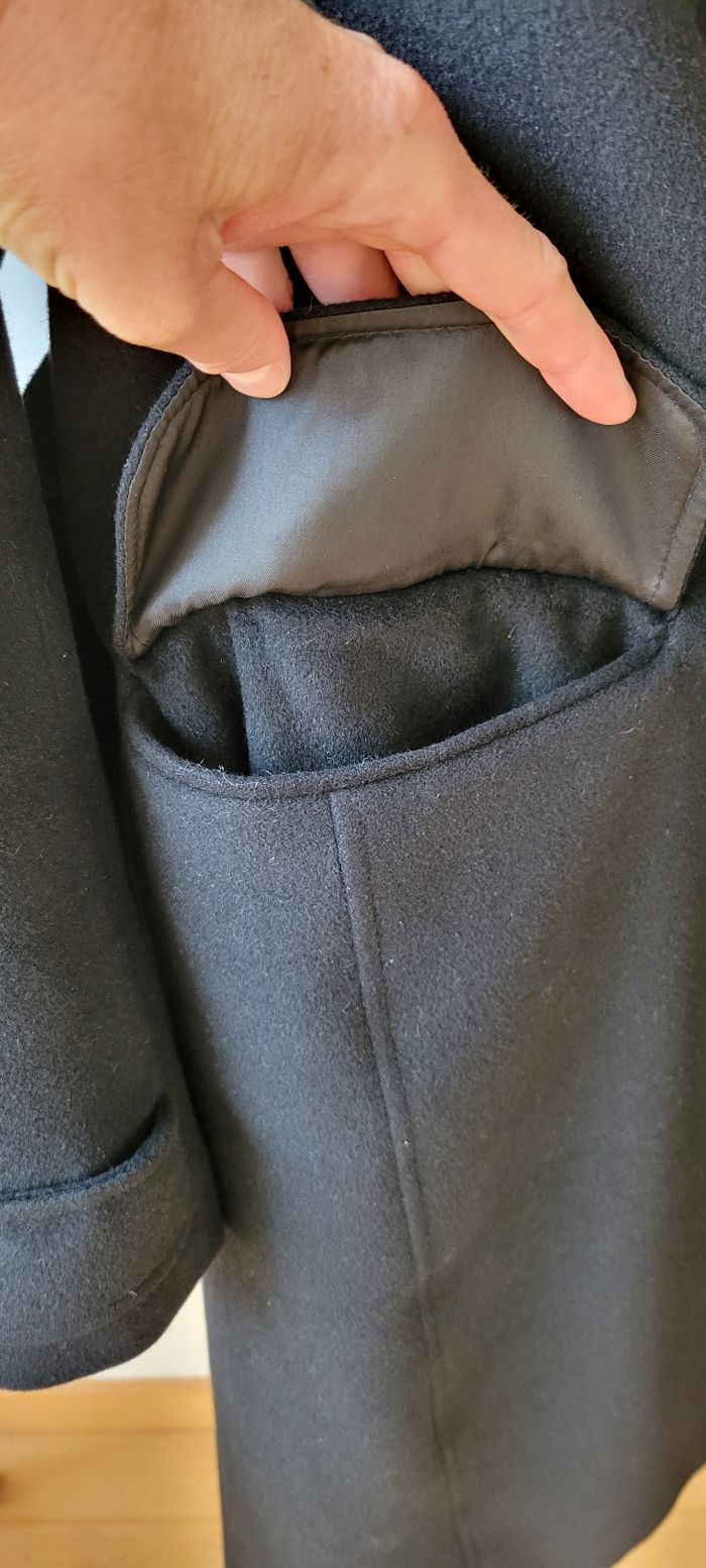Manteau Devernois noir 40 - photo numéro 4