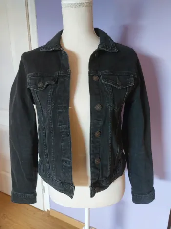 Veste en  jean noire