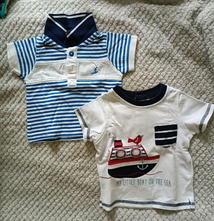 Lot de Tee shirt 3 mois - diverses marques - photo numéro 5