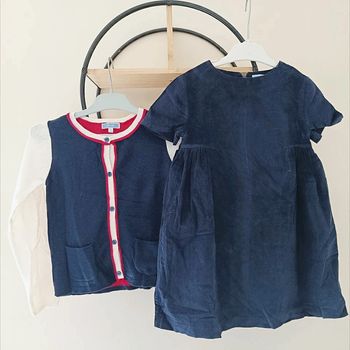 6 ans ensemble jacadi Gilet et robe hivers