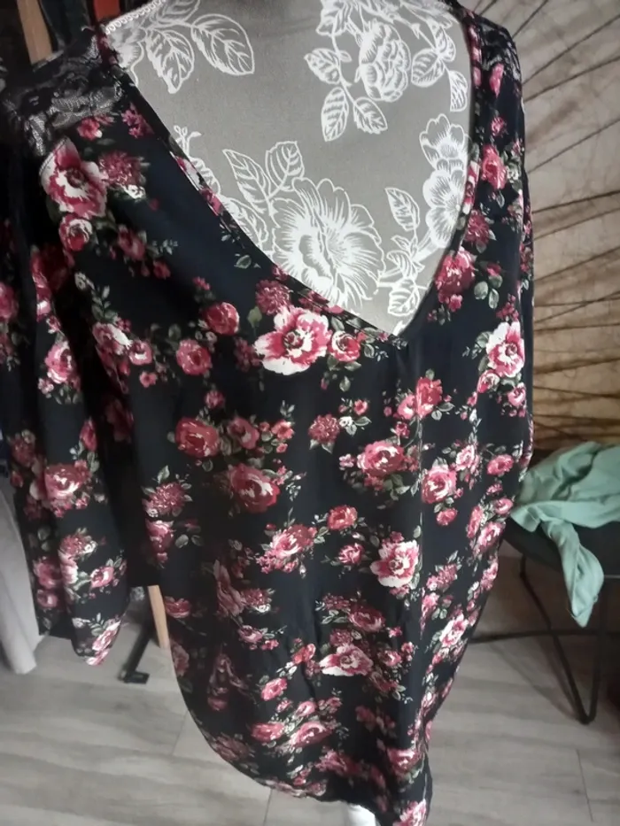 Blouse à fleur