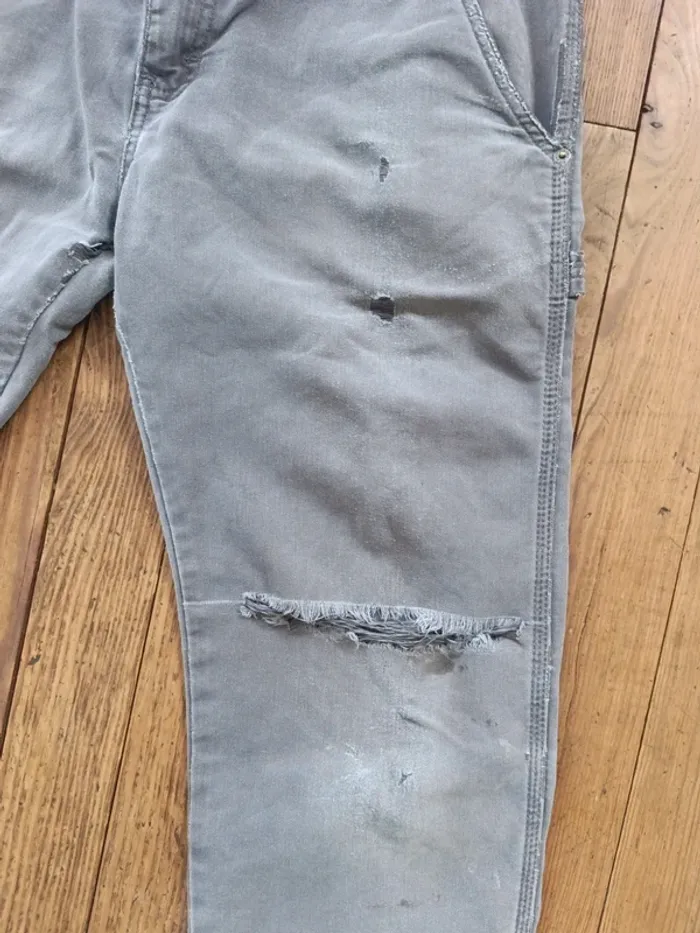 Pantalon jean gris Dickies flex Workwear Carpenter W34 - photo numéro 5