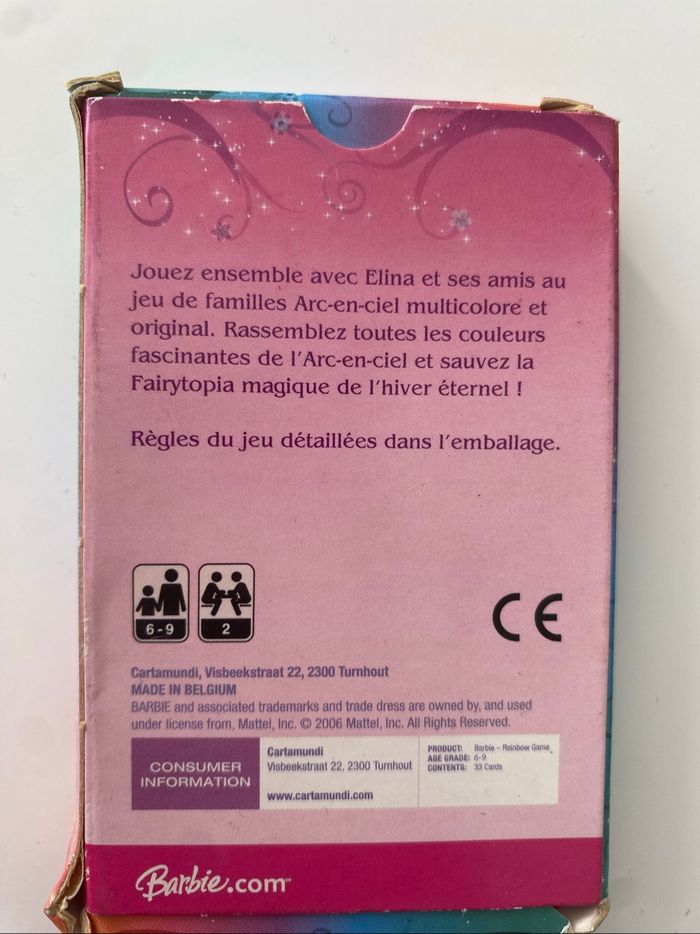 Jeu de cartes Barbie - photo numéro 2
