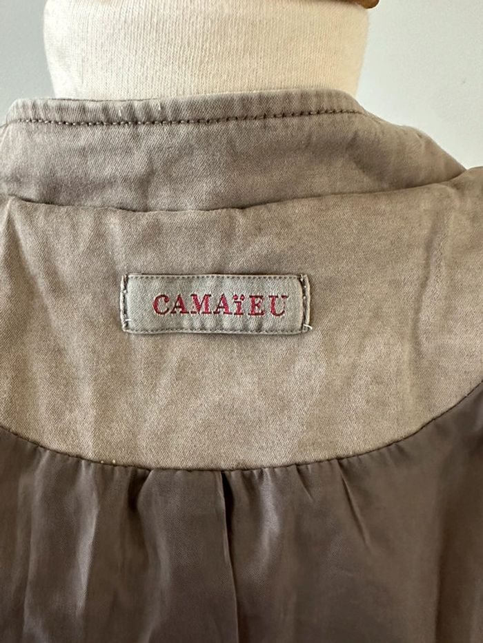 Caban officier court kaki Camaïeu t36 - photo numéro 5