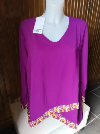 Sublime tunique blouse femme marque Piment rouge taille 48/50