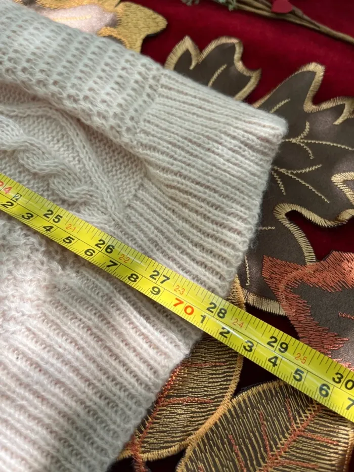 Pull torsadé beige XL – douceur automnale & cocooning - photo numéro 9