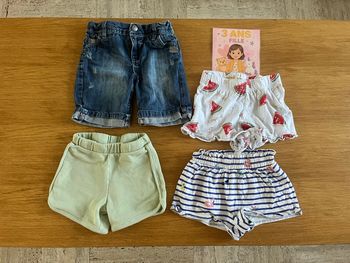 Lot de 4 shorts