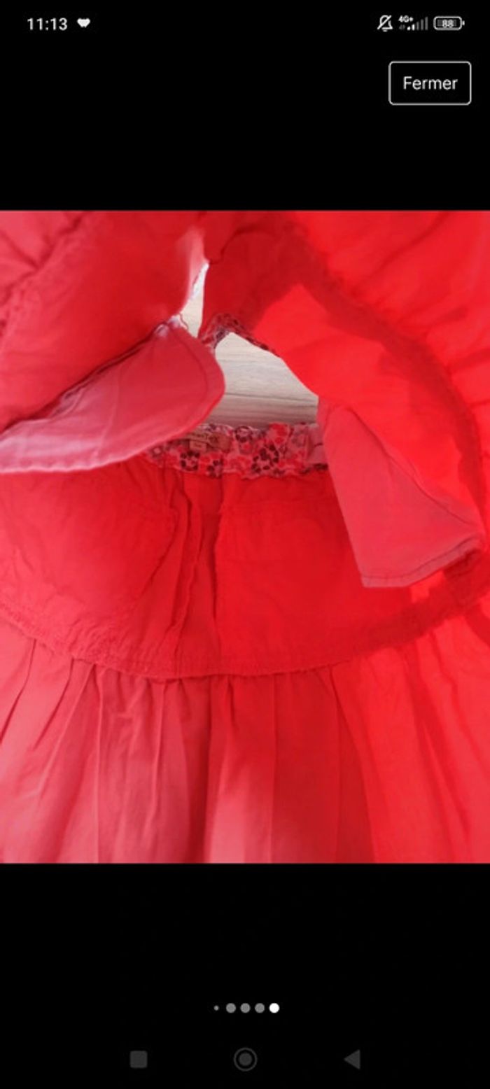 Jupe corail children tex 5 ans fermeture éclair - photo numéro 6