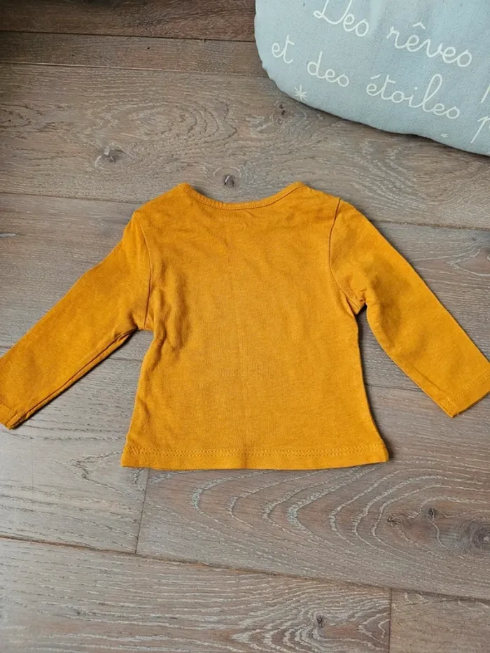 Lot 4 Tshirt manches longues 1 mois - photo numéro 7