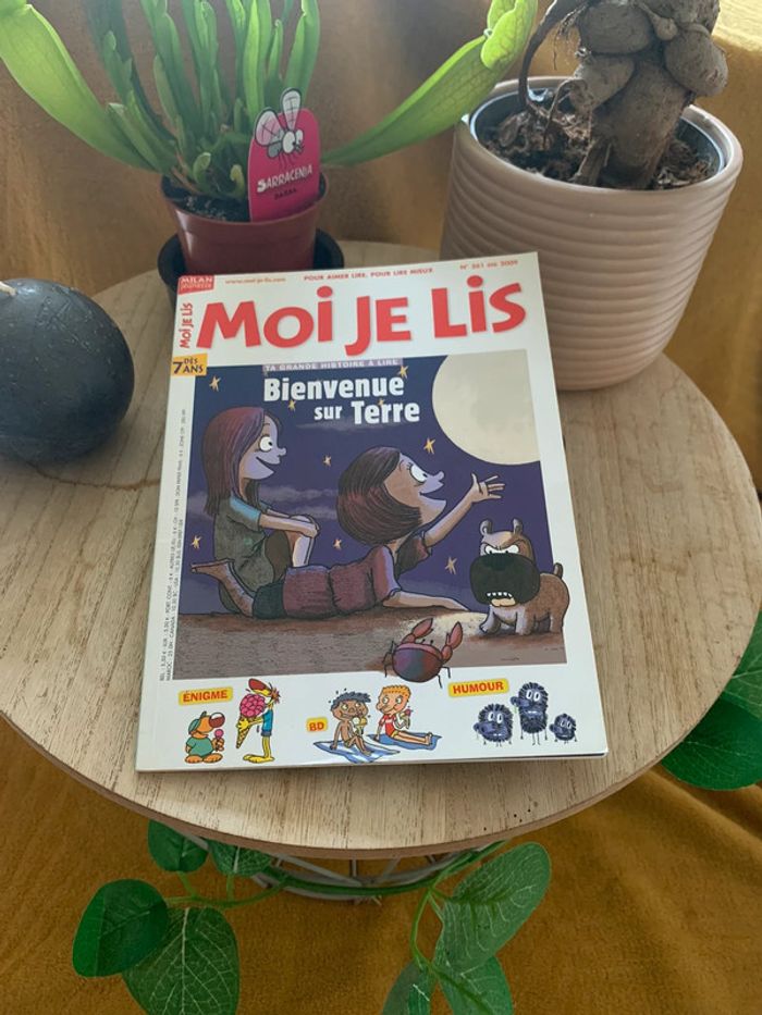 Livre Moi Je Lis Bienvenue sur Terre