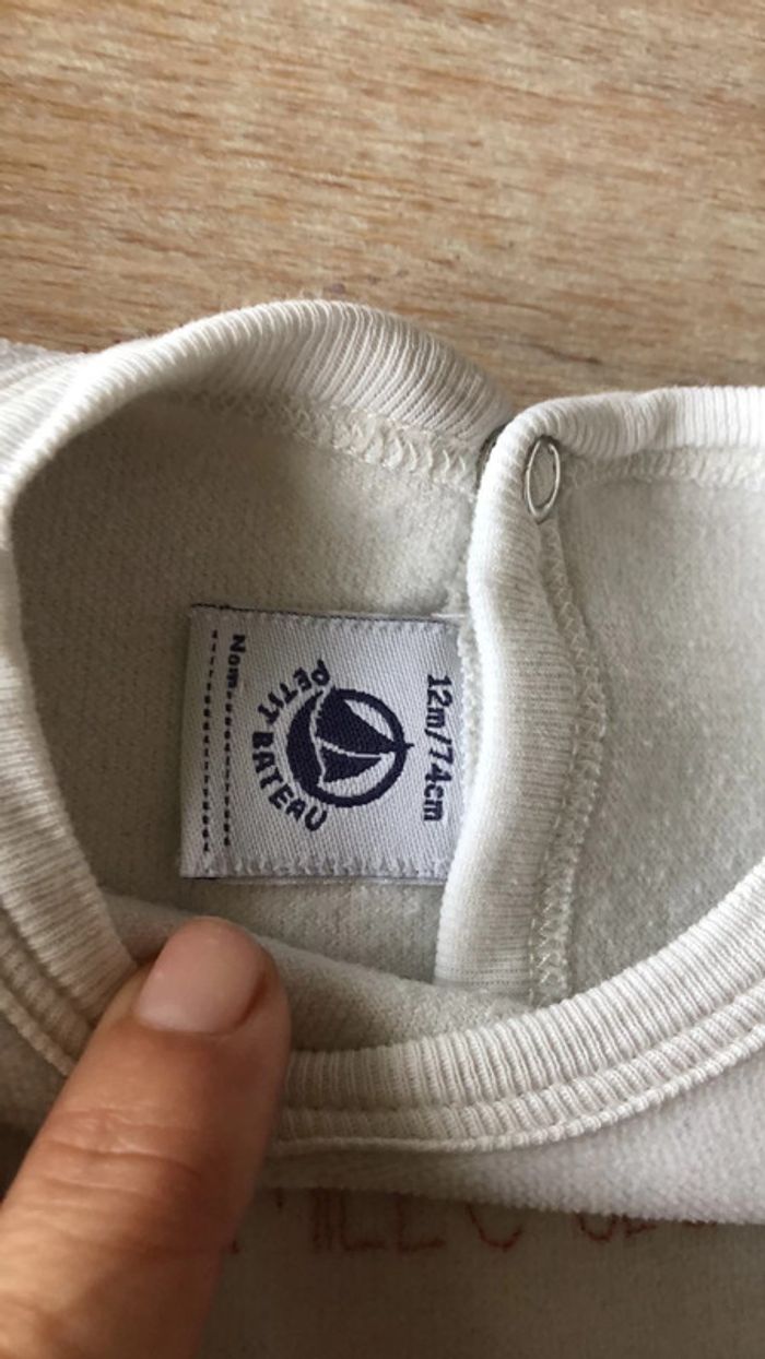 Pyjama petit bateau 12 mois mixte - photo numéro 2