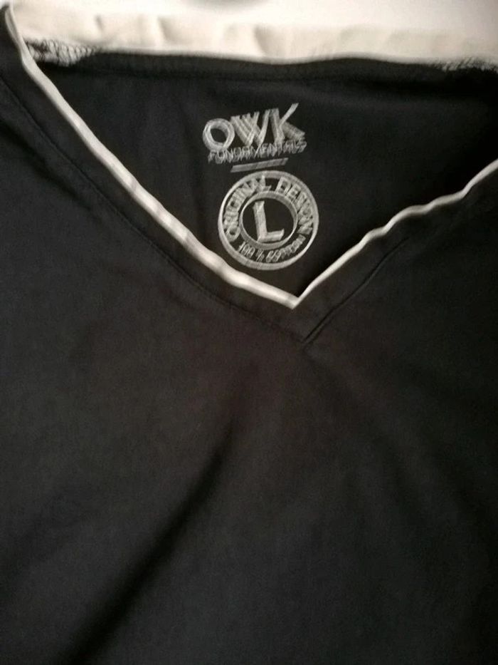 T shirt uni bleu marine - photo numéro 3