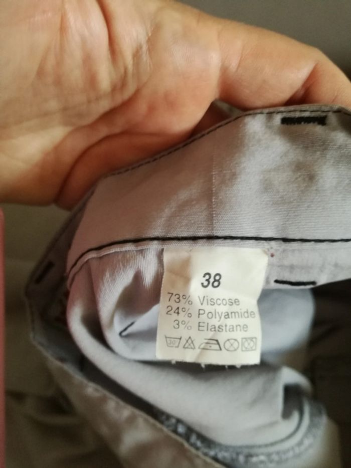 Pantalon fluide gris - photo numéro 2
