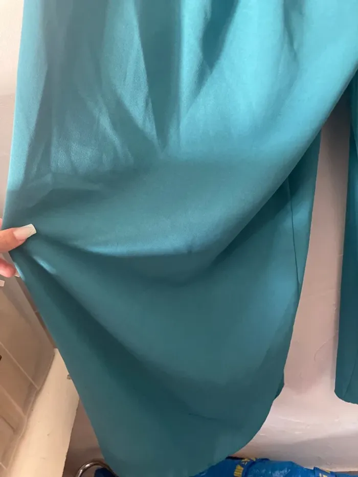 Pantalon, fluide, couleur vert d’eau n°746 - photo numéro 5