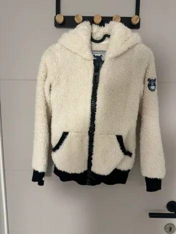 Gilet Be Gummy crème avec capuche – Taille 11-12 ans