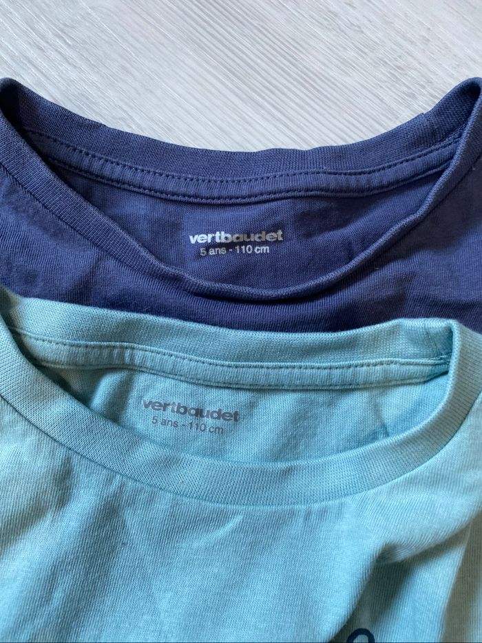 Lot deux tee-shirts vertbaudet - photo numéro 2