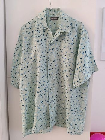 Chemise en soie Naf Naf vintage