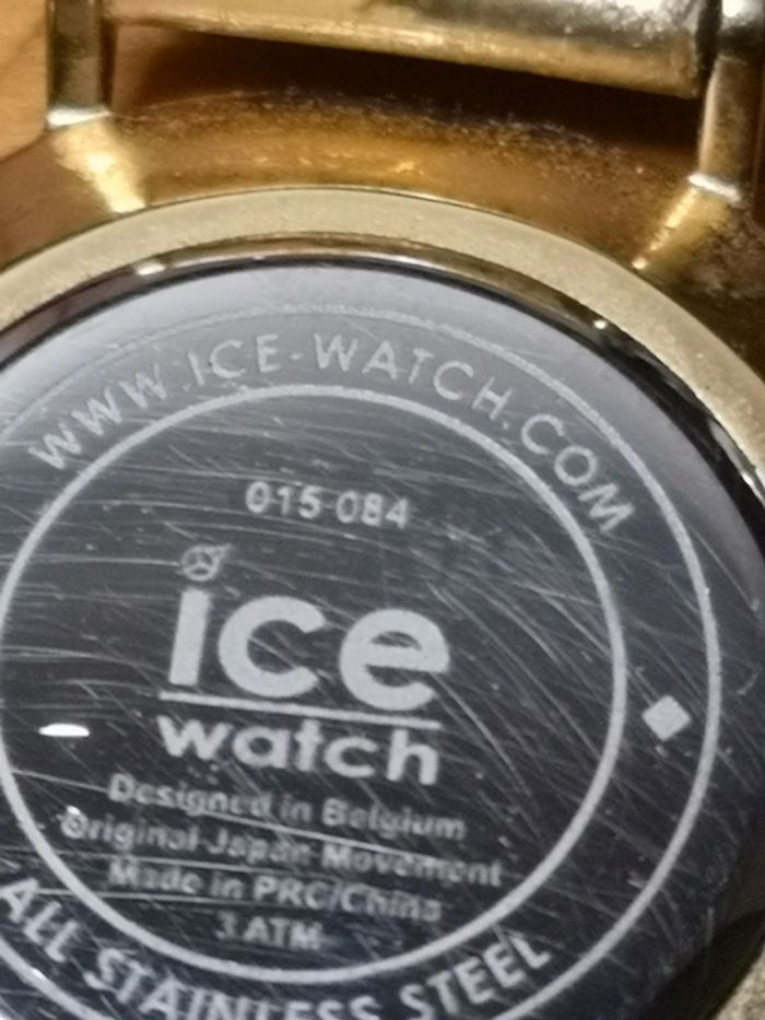 Montre ice watch dorée pour femme - photo numéro 4