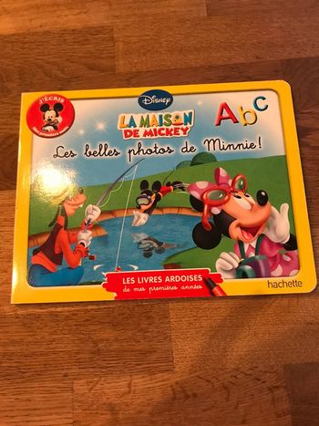 Livre Les livres ardoises de mes premières années La maison de Mickey Les belles photos de Minnie !