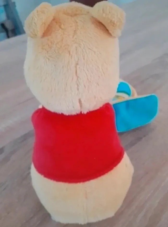 Peluche Winnie l'ourson et sa couverture Disney - photo numéro 4