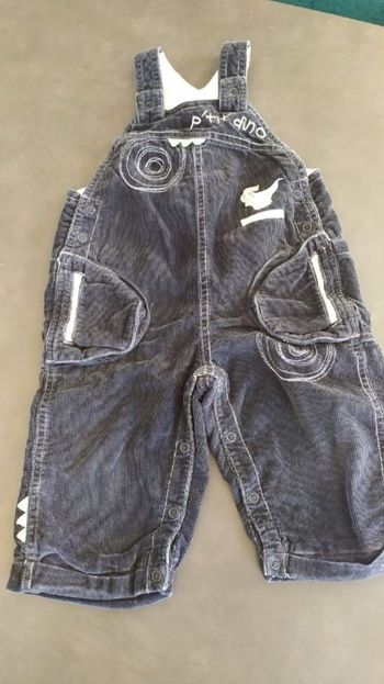 Salopette p'tit dino 